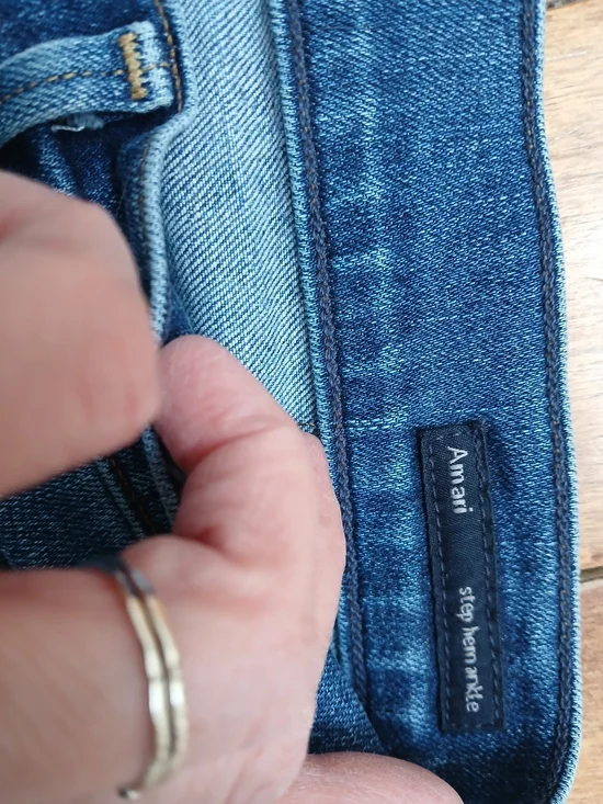 Citizens of Humanity Mid Wash Straight-Leg Jeans with Asymmetrical Hem - Picture 7 of 12